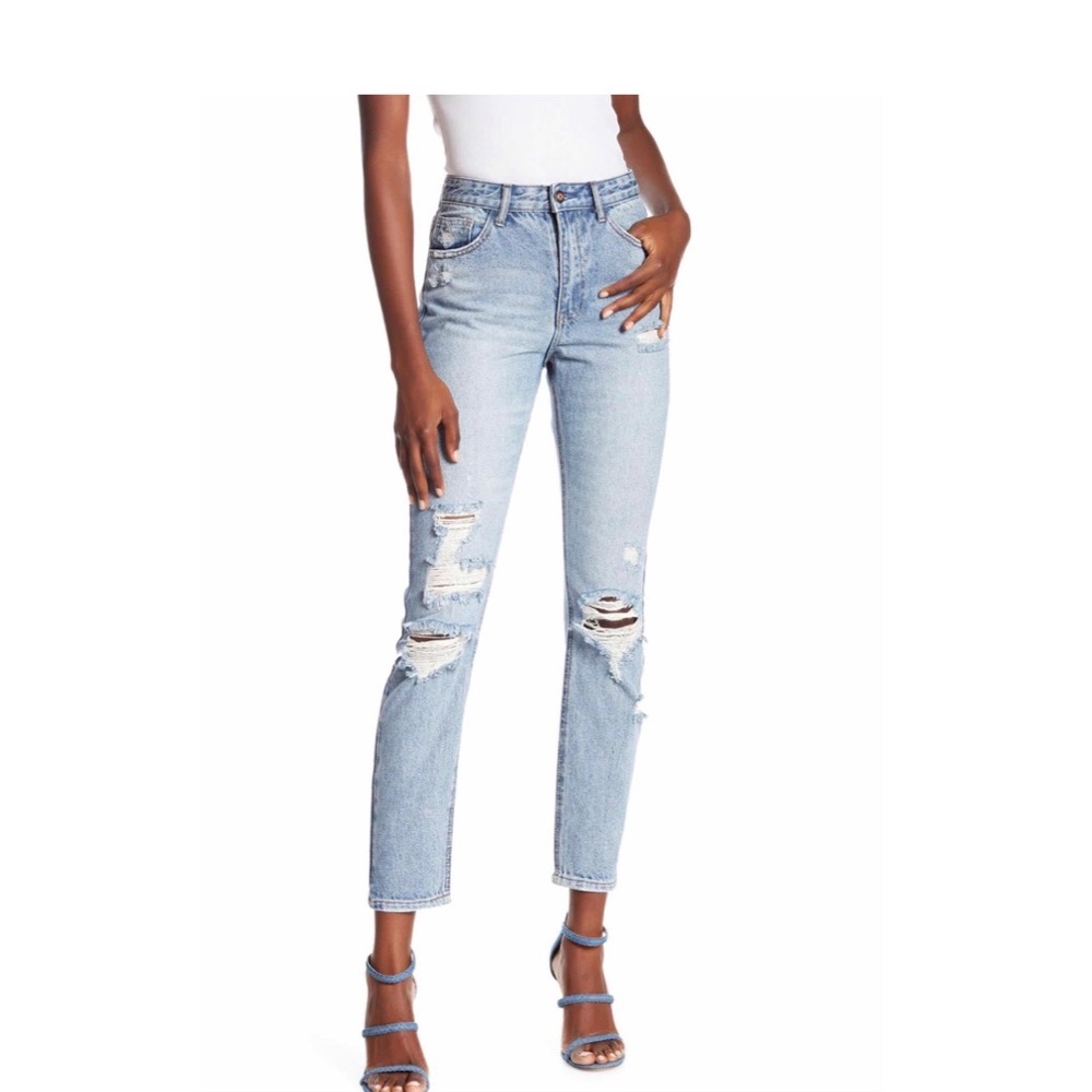 Twelve by Ontwelfth destroyed skinny jean -NBW*